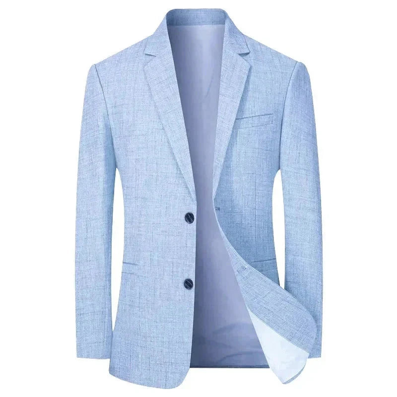 Blazer Masculino Esporte Fino TERNO002 G4 Sr Aflha Céu azul P