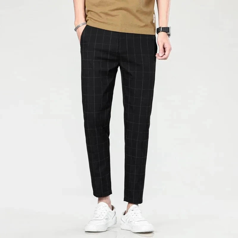 Calça Alfaiataria Masculino Paris Xadrez (Compre 1 Leve 2) TESTE 003 Loja Facilitez