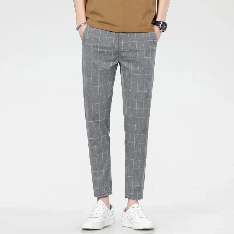 Calça Alfaiataria Masculino Paris Xadrez (Compre 1 Leve 2) TESTE 003 Loja Facilitez
