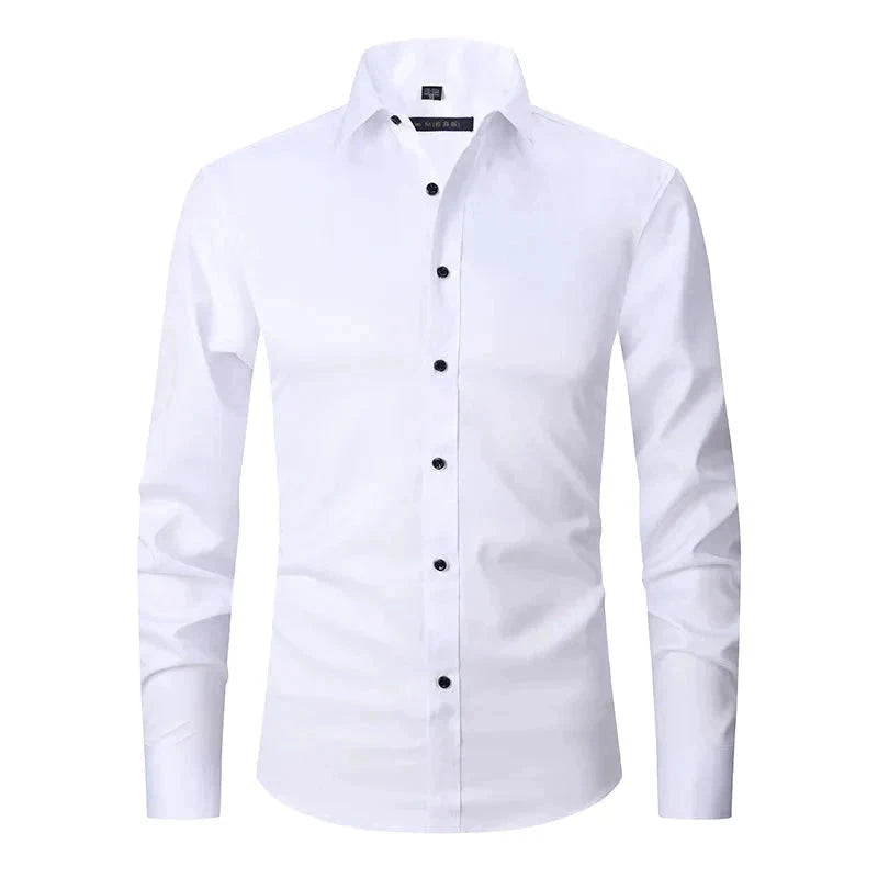 Camisa Social Masculina Elástica Slim Fit G3- Camisa social 02 Sr Aflha