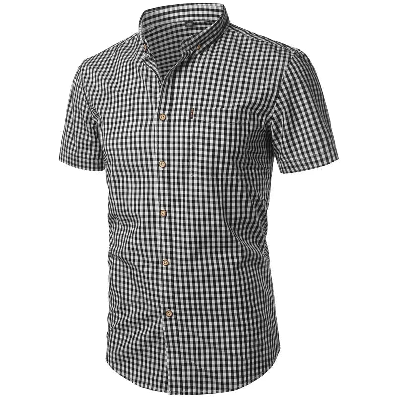 Camisa Social Masculina Manga Curta CAMISA001 G2 Sr Alpha