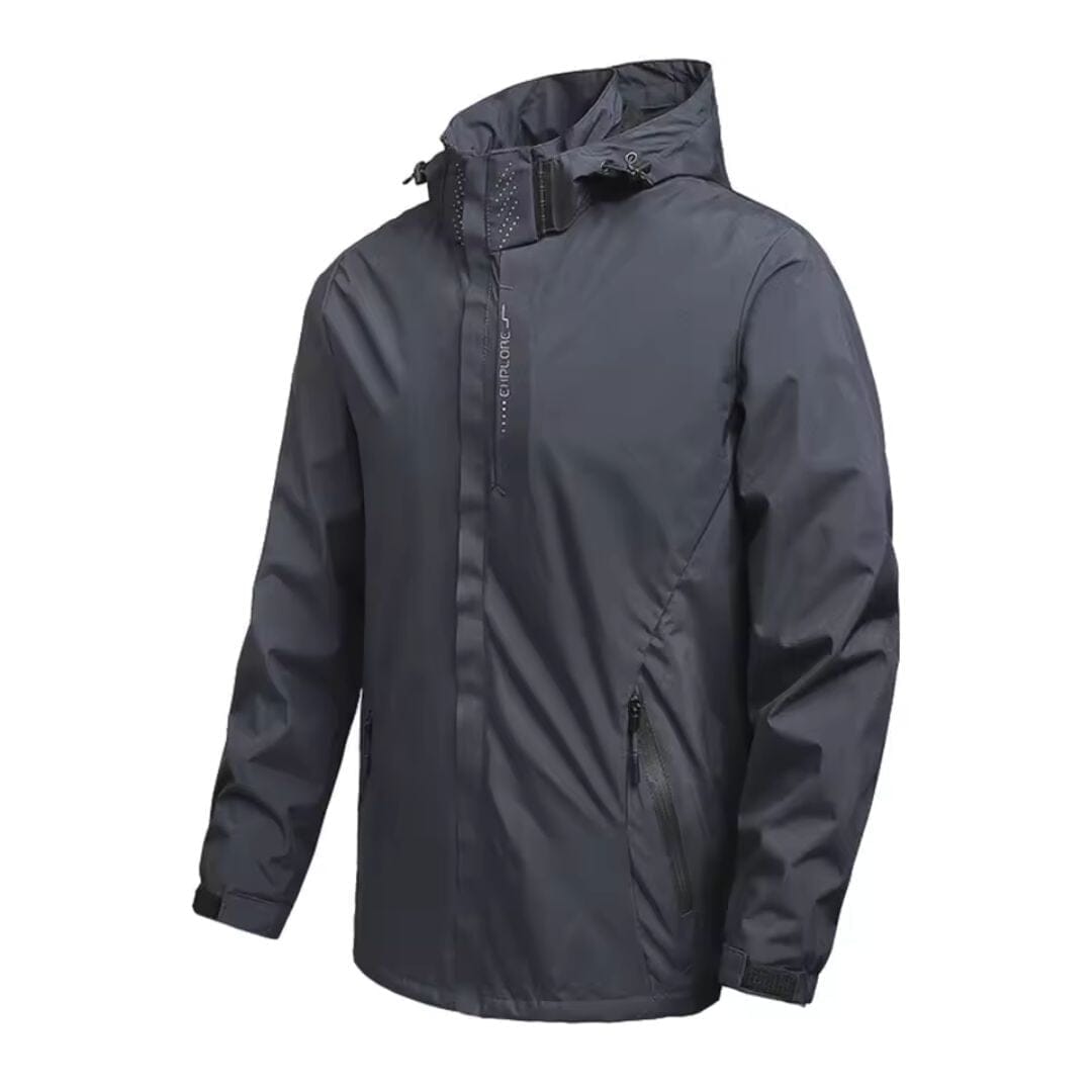 Jaqueta Corta Vento Motoqueiro Masculina REDE TESTE 001 Loja Facilitez Cinza P
