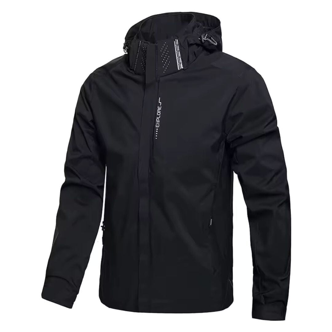 Jaqueta Corta Vento Motoqueiro Masculina REDE TESTE 001 Loja Facilitez Preto P