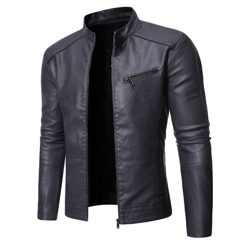 Jaqueta Masculina de Couro Madrid ROUPACOURO001 G2 Sr Alpha