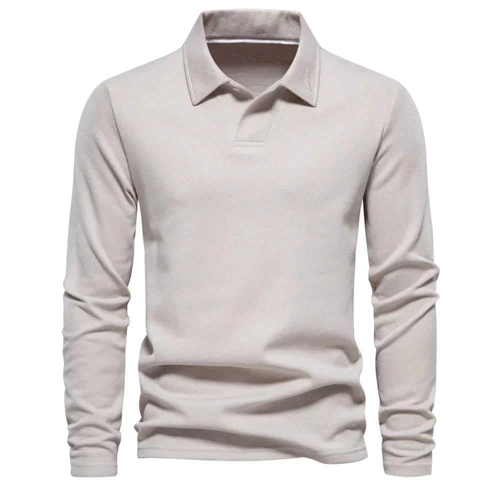 Blusa Polo Manga Comprida Masculino Monarca G1 - CASACO 09 Sr Alpha Bege P 60-70kg 