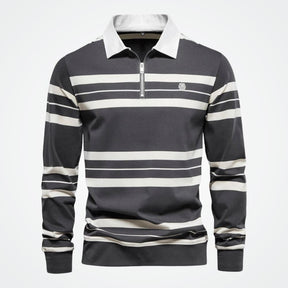 Blusa Polo Masculina Farm Alpha G1 - CASACO 03 Sr Alpha Cinza P 