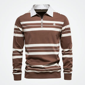 Blusa Polo Masculina Farm Alpha G1 - CASACO 03 Sr Alpha Marrom P 