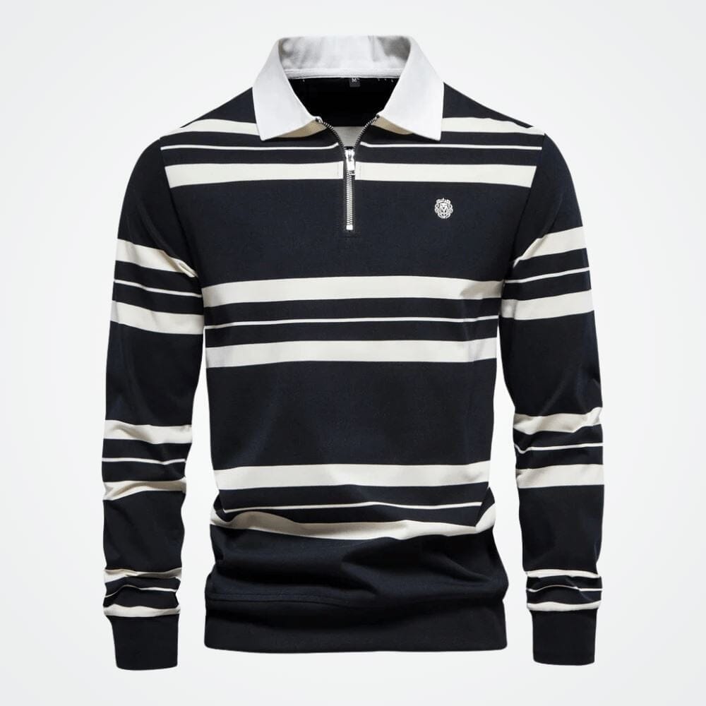 Blusa Polo Masculina Farm Alpha G1 - CASACO 03 Sr Alpha Preto P 