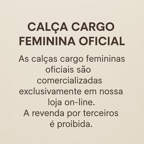 Calça Cargo Feminina Jeans CALÇA CARGO 001 Loja Facilitez 