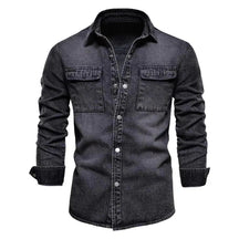 Camisa Masculina Casual Alpha G3 - CamisaCasual002 Sr Aflha Preto P 50-60kg 