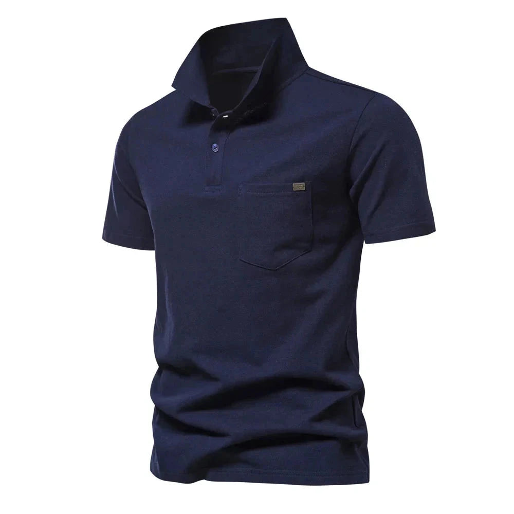Camisa Masculina Polo 100% Algodão CAMISA08 G2 Sr Alpha 