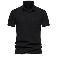 Camisa Masculina Polo 100% Algodão CAMISA08 G2 Sr Alpha Preto P - 60-70kg 