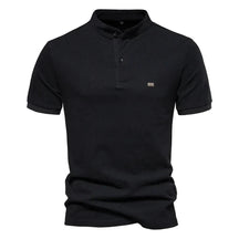 Camisa Masculina Polo Gola Padre G25 - CAMISA007 Sr Alpha Preto P - 60-70kg 