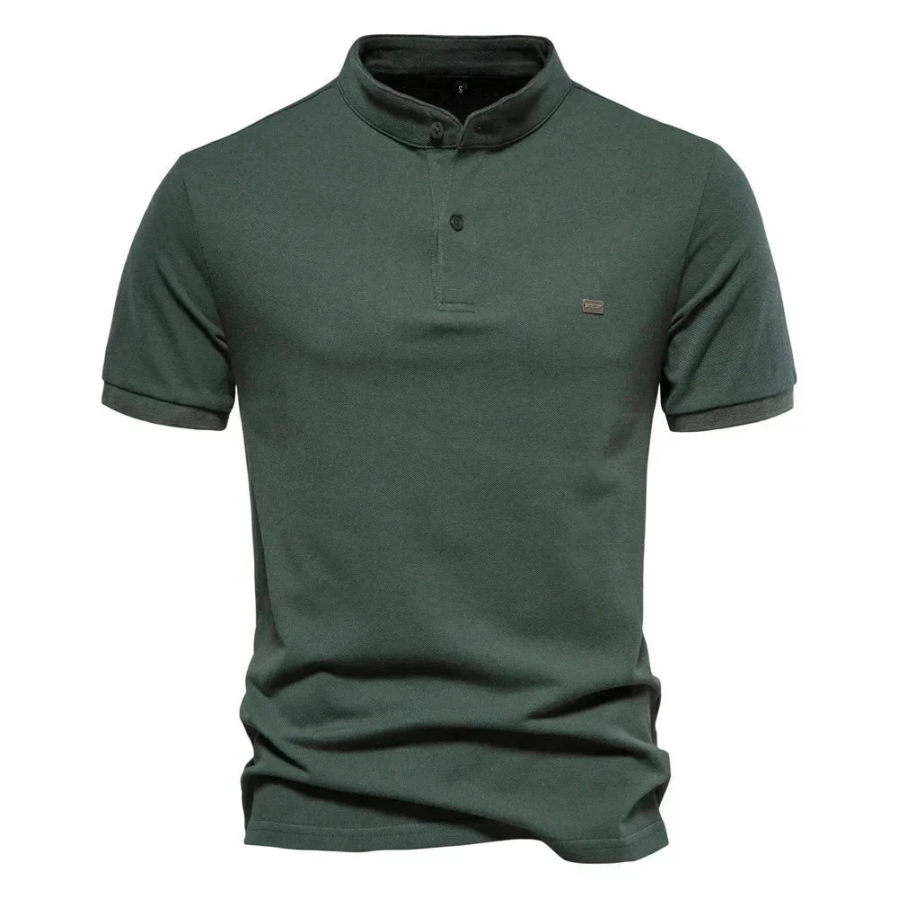 Camisa Masculina Polo Gola Padre G25 - CAMISA007 Sr Alpha Verde P - 60-70kg 