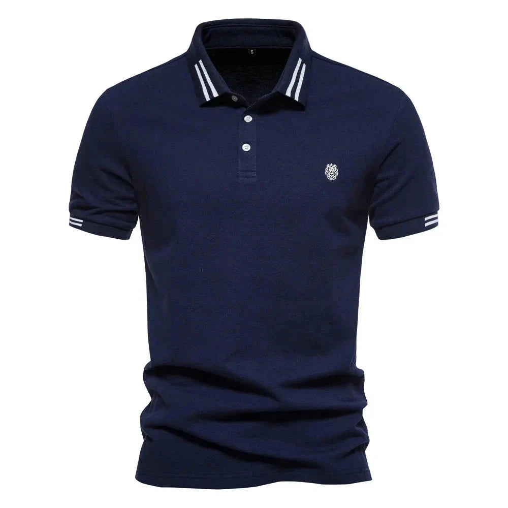 Camisa Polo Masculina Brave CAMISA09 G2 Sr Alpha Azul Escuro P - 60-70kg 