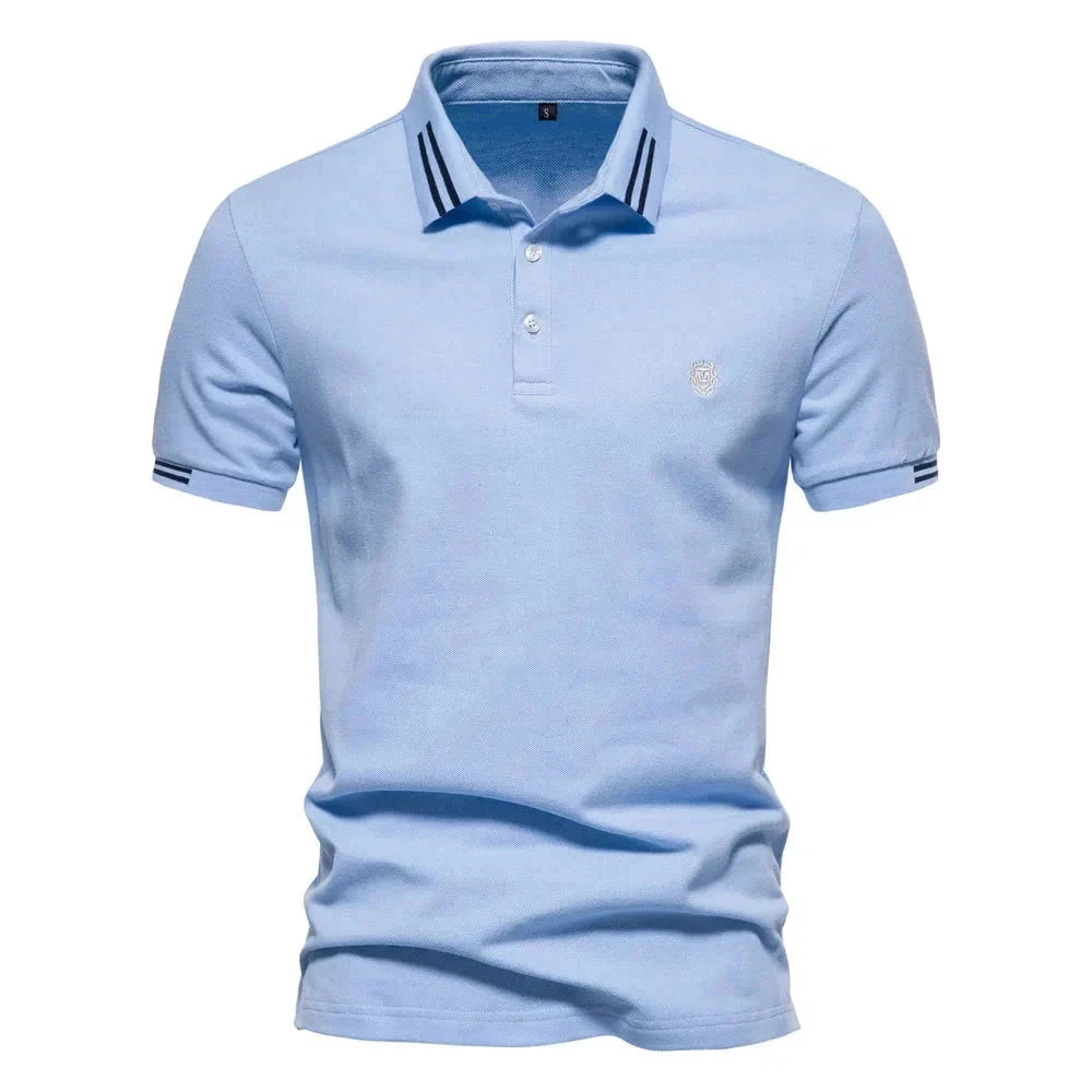 Camisa Polo Masculina Brave CAMISA09 G2 Sr Alpha Azul P - 60-70kg 