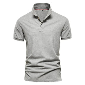 Camisa Polo Masculina CAMISA11 G2 Sr Alpha Cinza P - 60-70kg 