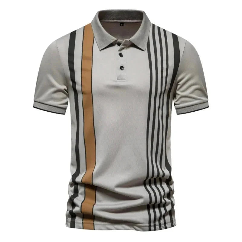 Camisa Polo Masculina Casual G10 BlusaPolo 02 Sr Aflha Cinza P 