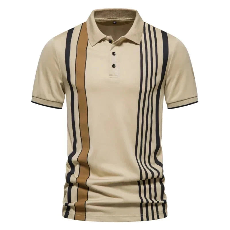 Camisa Polo Masculina Casual G10 BlusaPolo 02 Sr Aflha Khaki P 