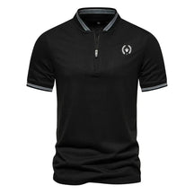 Camisa Polo Masculina com Zipper G10 BlusaPolo 03 Sr Aflha Preto P 