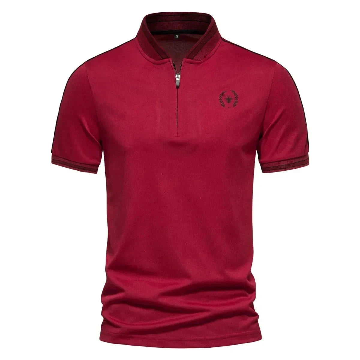 Camisa Polo Masculina com Zipper G10 BlusaPolo 03 Sr Aflha Vermelho P 