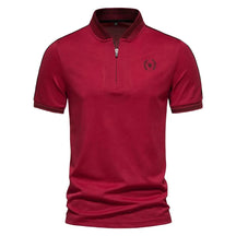Camisa Polo Masculina com Zipper G10 BlusaPolo 03 Sr Aflha Vermelho P 