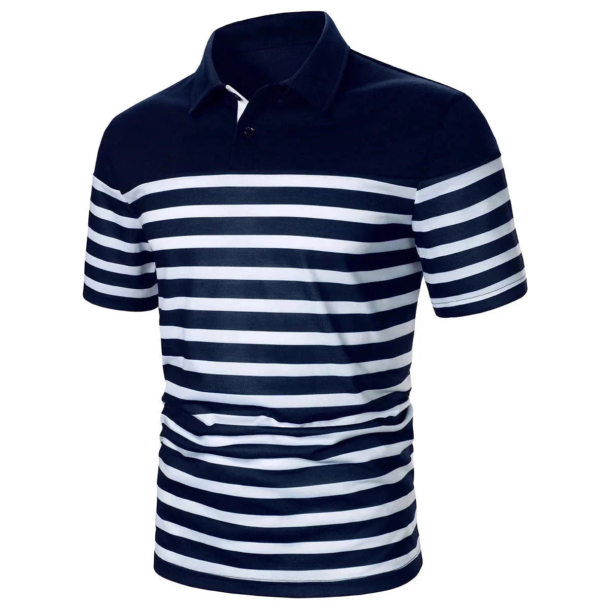Camisa Polo Masculina Premium G10 BlusaPolo 07 Sr Aflha Azul Listrado P 
