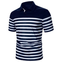 Camisa Polo Masculina Premium G10 BlusaPolo 07 Sr Aflha Azul Listrado P 
