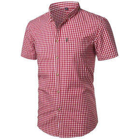 Camisa Social Masculina Manga Curta CAMISA001 G2 Sr Alpha 