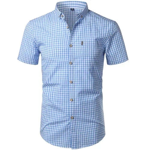 Camisa Social Masculina Manga Curta CAMISA001 G2 Sr Alpha 