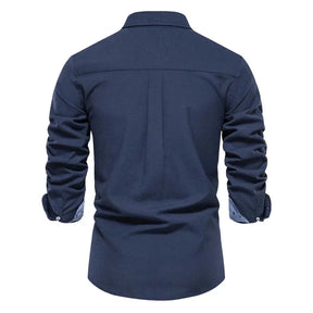 Camisas Masculina Manga Longa Oxford CAMISA005 G2 Sr Alpha 