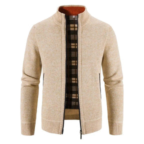Cardigan Masculino Casual Tricot G3 - Cardigam 001 Sr Aflha Bege P 