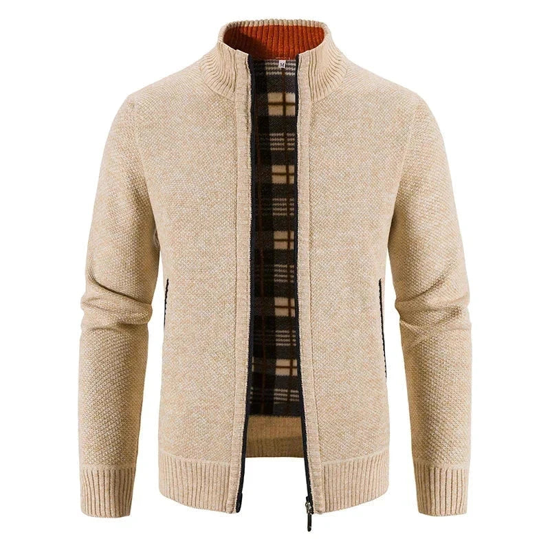 Cardigan Masculino Casual Tricot G3 - Cardigam 001 Sr Aflha Bege P 