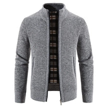 Cardigan Masculino Casual Tricot G3 - Cardigam 001 Sr Aflha Cinza claro P 