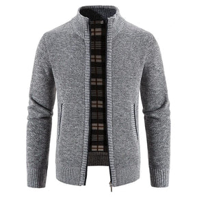 Cardigan Masculino Casual Tricot G3 - Cardigam 001 Sr Aflha Cinza claro P 
