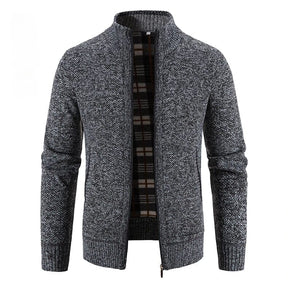 Cardigan Masculino Casual Tricot G3 - Cardigam 001 Sr Aflha Cinza escuro P 