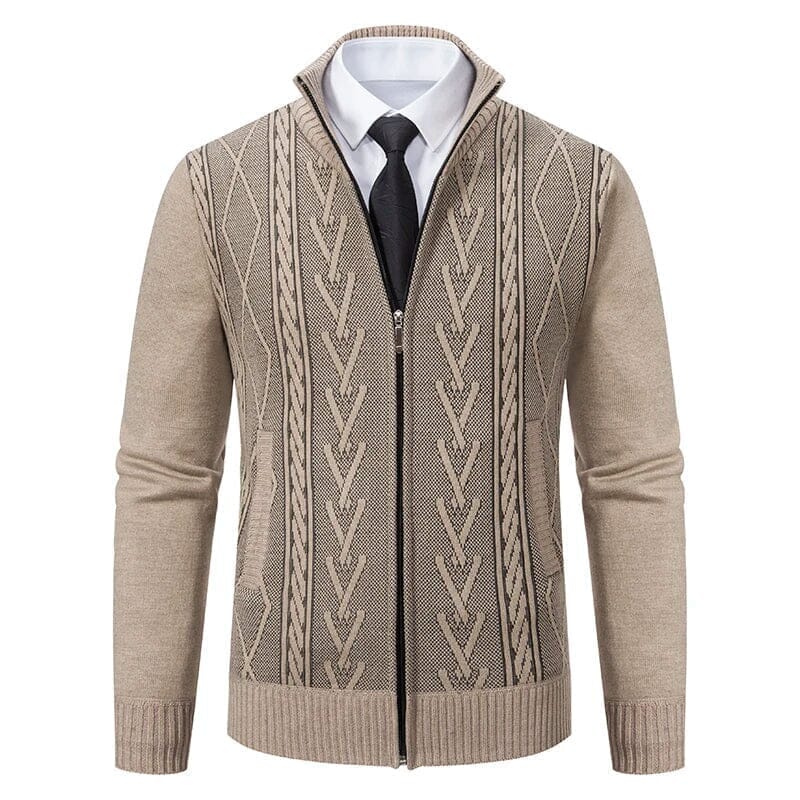 Cardigan Masculino Social G3 - Cardigam 001 Sr Aflha Amarelo P 