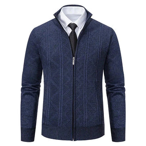 Cardigan Masculino Social G3 - Cardigam 001 Sr Aflha Azul marinho P 