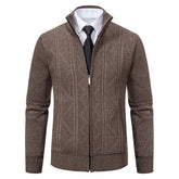 Cardigan Masculino Social G3 - Cardigam 001 Sr Aflha Cáqui P 