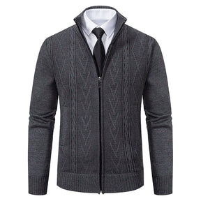 Cardigan Masculino Social G3 - Cardigam 001 Sr Aflha Chumbo P 