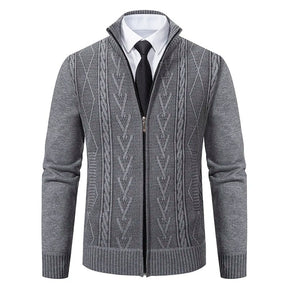 Cardigan Masculino Social G3 - Cardigam 001 Sr Aflha Cinza claro P 