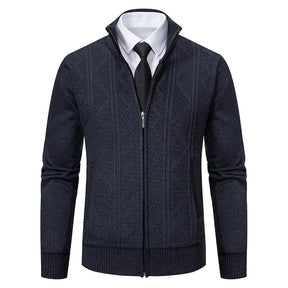 Cardigan Masculino Social G3 - Cardigam 001 Sr Aflha Cinza escuro P 