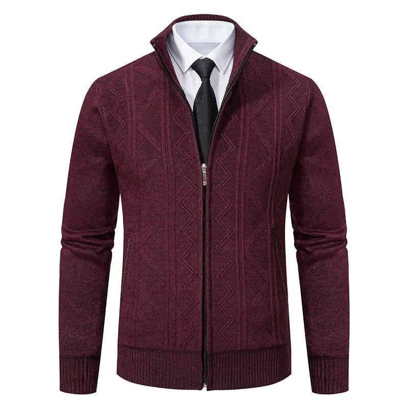 Cardigan Masculino Social G3 - Cardigam 001 Sr Aflha Vinho P 