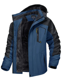 Casaco com Capuz Masculino Frio G10 Jaqueta001 Sr Aflha Azul Marinho P 