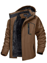 Casaco com Capuz Masculino Frio G10 Jaqueta001 Sr Aflha Marrom P 
