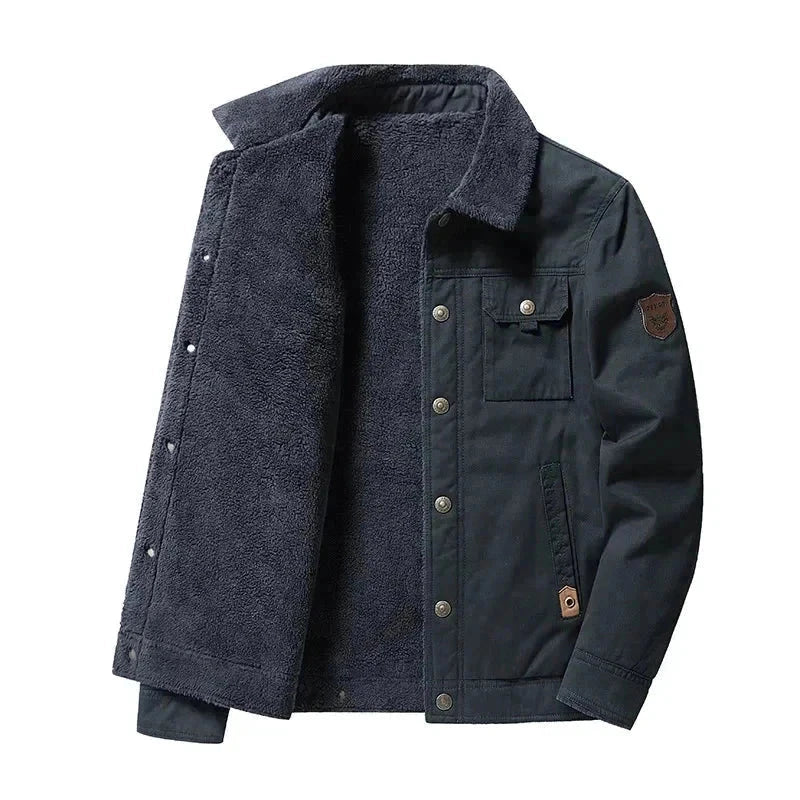 Casaco Masculino Forrado G2 - Casaco 003 Sr Aflha Azul Marinho P 45-50 kg 