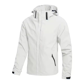 Jaqueta Corta Vento Motoqueiro Masculina REDE TESTE 001 Loja Facilitez Branco P 