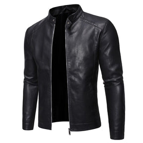 Jaqueta Masculina Couro Roma ROUPACOURO002 G2 Sr Alpha PP Preto 