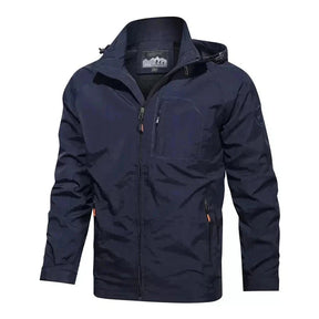 Jaqueta Masculina Impermeável Tática Jaqueta Militar Tática Impermeável Masculina Sr Alpha Azul P 