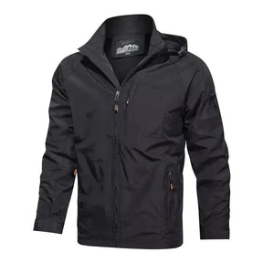 Jaqueta Masculina Impermeável Tática Jaqueta Militar Tática Impermeável Masculina Sr Alpha Preto P 